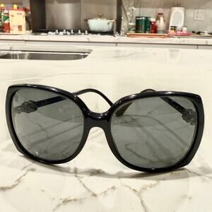 CHANEL Sunglasses 5216-A c.501/3F 61 16 135 Black CC Logo Authentic Women